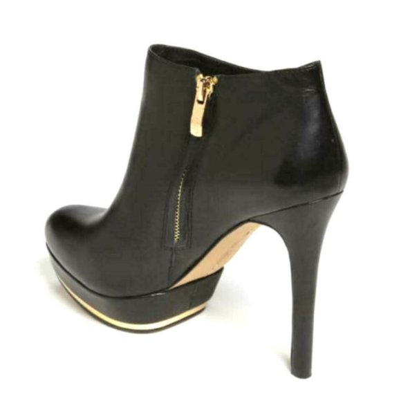 Vince Camuto Metallic Platform Booties, Sz 8.5 - Picture 2 of 7